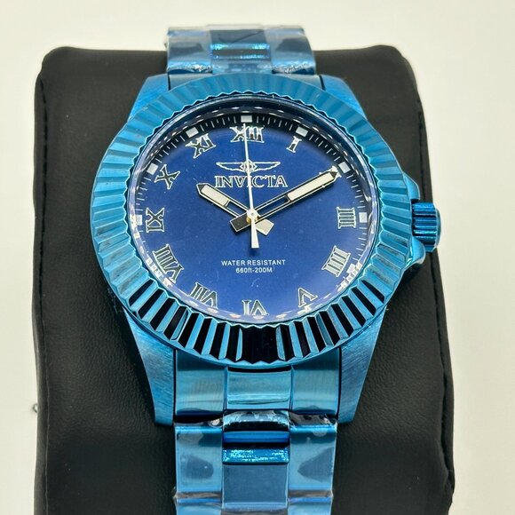 Invicta 37409 Pro Diver 44mm Turquoise Blue Quartz Stainless Steel Watch NEW - Picture 2 of 9